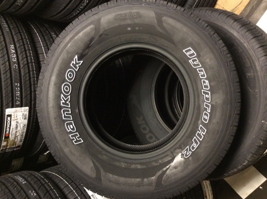 ยางใหม่Hankook ra33 265 70 16 ถูกมากๆชุดละ12500 พร้อมใส่