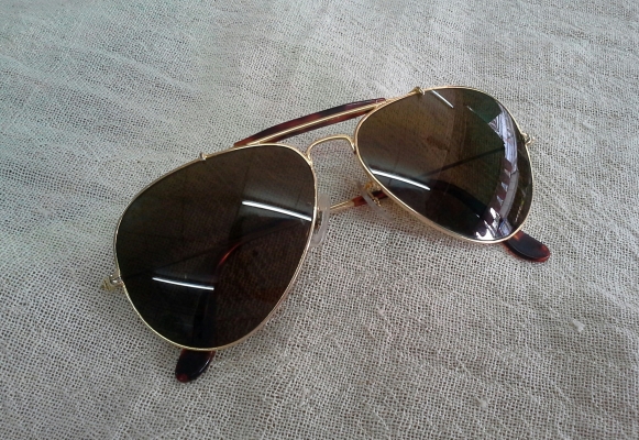 อภิมหาอมตะแว่นตา B&amp;L Ray-Ban Outdoorsman Tortuga USA