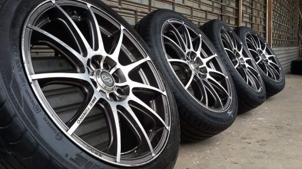 Enkei tuning SC22 ขอบ 17 4รู100/114 แถมยาง