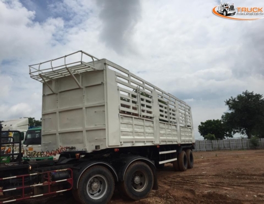 ขายหางเทรลเลอร์คอกสูงไม่ดั้ม2เพลา อู่สามมิตร/ปี47/สภาพสวยยางเต็ม