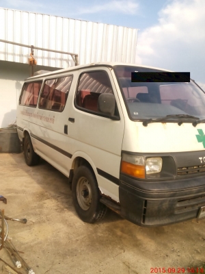 ขาย รถตู้ hiace เครื่อง เบนซิน