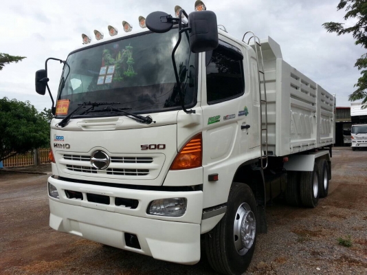 ขาย HINO MEGA 320 แรงม้า กระบะดั้มสามมิตร