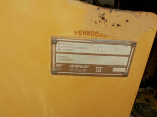 รถตักล้อยางCAT 924F..เอกสารอินวอยล์..รถสวย สภาพดี..