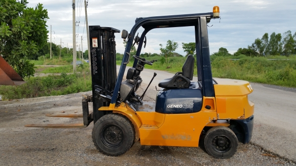 ขายด่วนรถยก TOYOTA 7FGยก2.5ตันเสาสูง3เมตรงาฟูชีบรถนอกนำเข้ายังไม่เคยใช้งานในเมืองไทยเลยชั่วโม่งทำงานน้อยรุ่นใหม่ขายถูกๆๆ