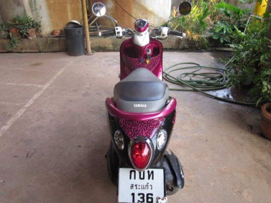 (ขายแล้วคุณธนาพรกำแพงเพชรรับไปดูแลต่อ) Yamaha Fino ปี 53 เดิมๆ ทั้งคัน พร้อมใช้ 18,900