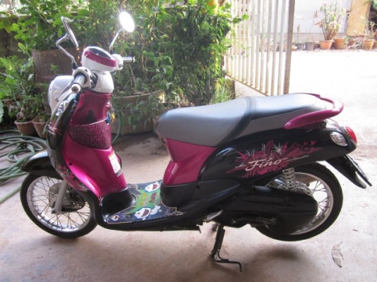(ขายแล้วคุณธนาพรกำแพงเพชรรับไปดูแลต่อ) Yamaha Fino ปี 53 เดิมๆ ทั้งคัน พร้อมใช้ 18,900