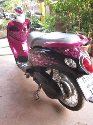 (ขายแล้วคุณธนาพรกำแพงเพชรรับไปดูแลต่อ) Yamaha Fino ปี 53 เดิมๆ ทั้งคัน พร้อมใช้ 18,900