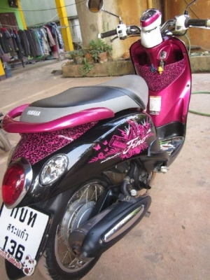 (ขายแล้วคุณธนาพรกำแพงเพชรรับไปดูแลต่อ) Yamaha Fino ปี 53 เดิมๆ ทั้งคัน พร้อมใช้ 18,900