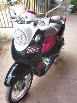 (ขายแล้วคุณธนาพรกำแพงเพชรรับไปดูแลต่อ) Yamaha Fino ปี 53 เดิมๆ ทั้งคัน พร้อมใช้ 18,900