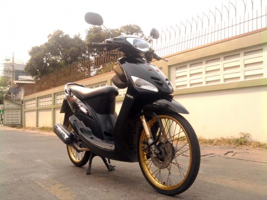 ขออนุญาติขาย YAMAHA MIO AMORE 115 cc. สีดำ ล้อทอง