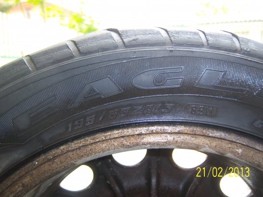 ล้ออะไหล่แม็กซ์พร้อมยาง ขอบ 15 - 4 รู 114