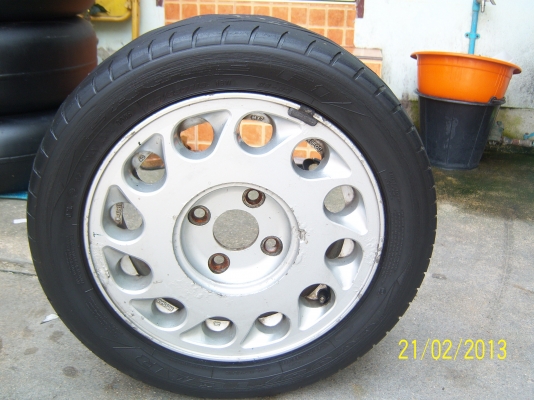 ล้ออะไหล่แม็กซ์พร้อมยาง ขอบ 15 - 4 รู 114