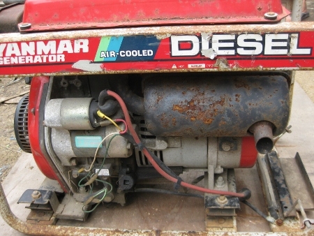 ขาย-เครื่องปั่นไฟ 2 KVA ยี่ห้อ YANMAR เครื่องยนต์ดีเซล ของมือสองมาจากญี่ปุ่นโดยตรง