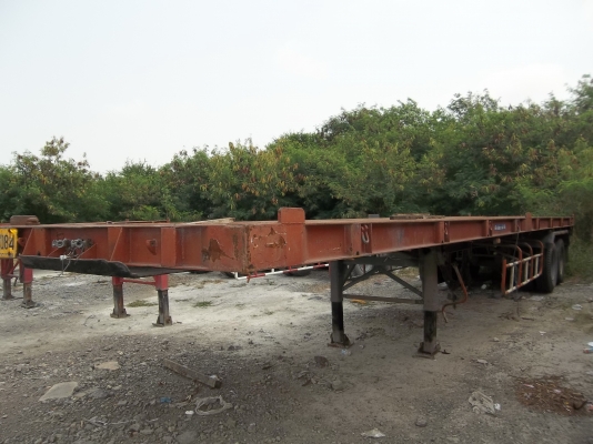 ขายด่วนหางพื้นเรียบ 12 เมตร 2 เพลาพื้นเหล็กสภาพพร้อมใช้