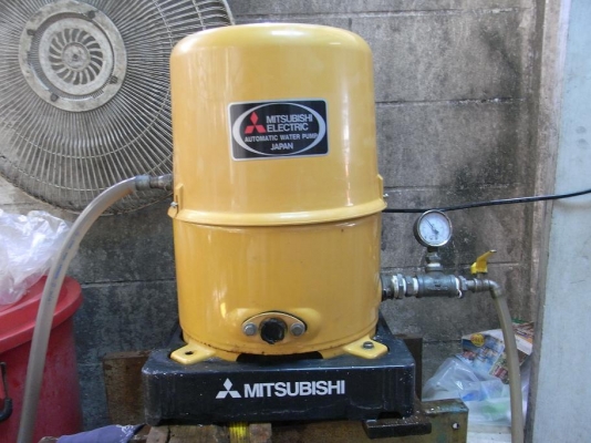 ขายปั้มน้ำ Mitsubishi 150W สภาพสวยพร้อมใช้ รับประกันคุณภาพ ดูประวัติการขายผมได้ครับ