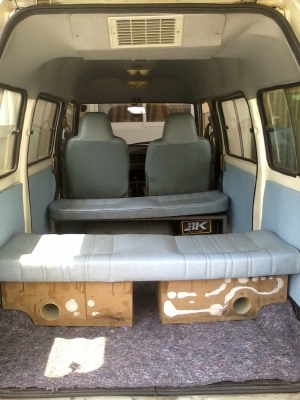 รถตู้เล็ก Daihatsu ประตูข้าง สไลด์ได้ 2 บาน &quot;ทะเบียนตู้นั่งแท้&quot; ป้ายขาว