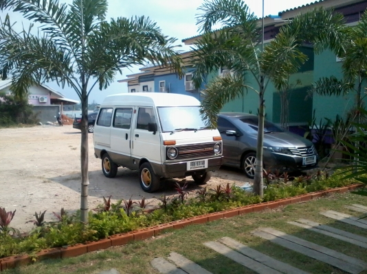 รถตู้เล็ก Daihatsu ประตูข้าง สไลด์ได้ 2 บาน &quot;ทะเบียนตู้นั่งแท้&quot; ป้ายขาว