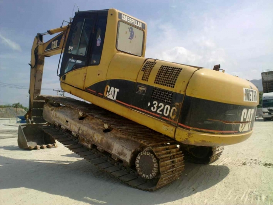 แบคโฮ CAT 320C (JAPAN) ไฟฟ้าครบเอกสารใบแจ้งจำหน่าย รถทำงานอยู่