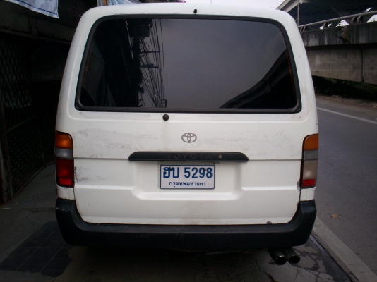 รถตู้โตโยต้า HIACEหัวจรวดปี94 สีขาว เครื่อง1JZ+LPG 150,000บาท