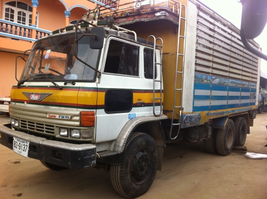 ขายรถบรรทุก 10 ล้อ ดั้ม HINO F17 กระบะอลูมิเนียม ยางใหม่10 เส้น