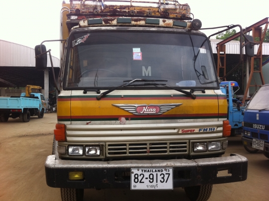 ขายรถบรรทุก 10 ล้อ ดั้ม HINO F17 กระบะอลูมิเนียม ยางใหม่10 เส้น