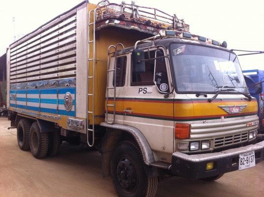 ขายรถบรรทุก 10 ล้อ ดั้ม HINO F17 กระบะอลูมิเนียม ยางใหม่10 เส้น