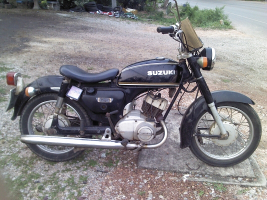 ขาย  รถมอเตอร์ไซค์โบราณซูซูกิ  k 125cc ทะเบียนพอมชุดโอน