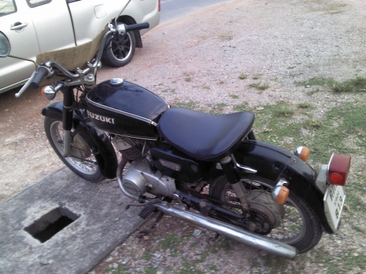 ขาย  รถมอเตอร์ไซค์โบราณซูซูกิ  k 125cc ทะเบียนพอมชุดโอน