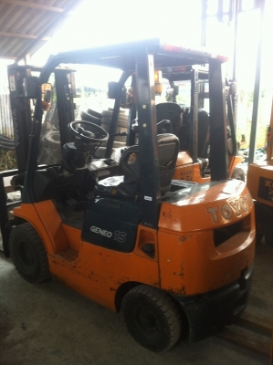 ขาย ฟอล์คลิฟท์ 1.5 ตัน  TOYOTA 7FG15   นำเข้าจากญี่ปุ่น