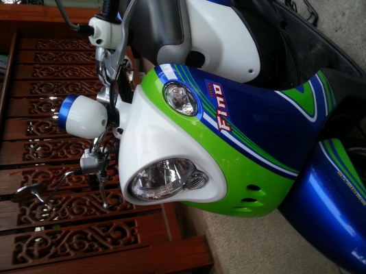 FINO ไมล์แยก รถสวย เครื่องดี พร้อมใช้งาน สี เขียวขาวน้ำเงิน ดูรูปคับ