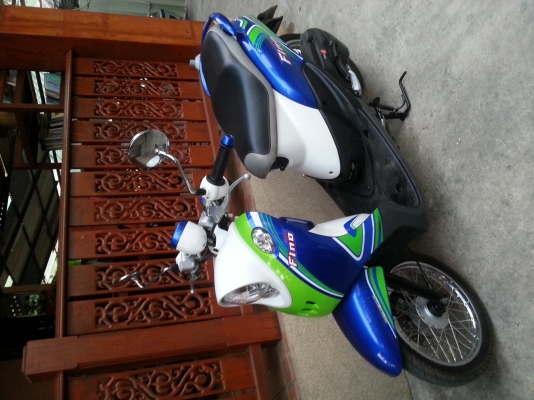 FINO ไมล์แยก รถสวย เครื่องดี พร้อมใช้งาน สี เขียวขาวน้ำเงิน ดูรูปคับ