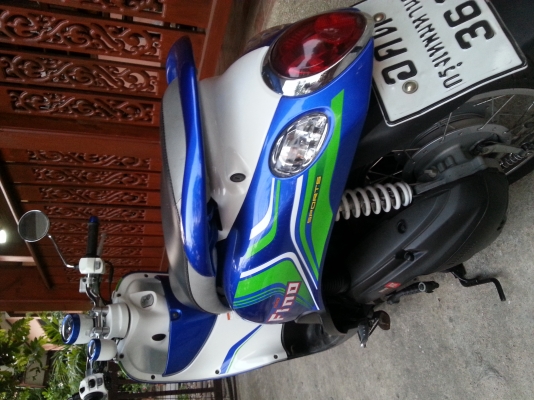 FINO ไมล์แยก รถสวย เครื่องดี พร้อมใช้งาน สี เขียวขาวน้ำเงิน ดูรูปคับ