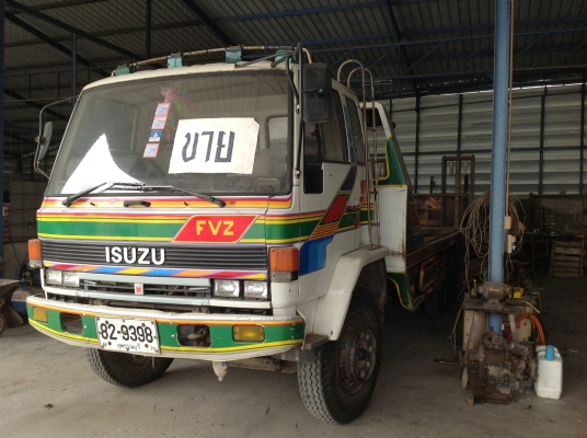 สิบล้อ Rocky 2 เพลา เทรเลอร์บรรทุกรถเกี่ยว 175 แรง