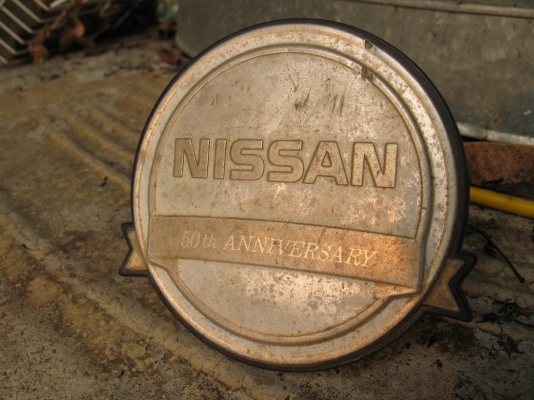 logo nissan 50 ปี เก่าญี่ปุ่น+ฝาถัง