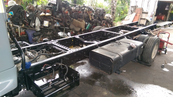 รถบรรทุกเก่านอก ฮีโน่เมก้า เครื่อง 235 แรงม้า หกล้อ มีแคป หัวเล็ก