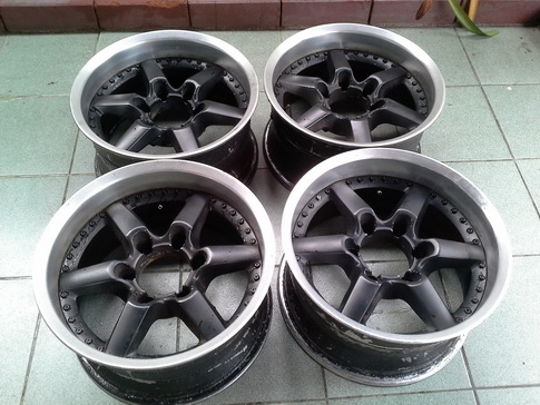 แบรดเลย์ VR 3ชิ้น Japanแท้ ขอบ16*9 ET-15 สภาพสวยๆ 1ชุด