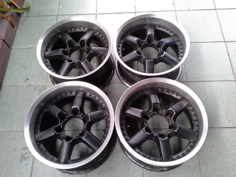 แบรดเลย์ VR 3ชิ้น Japanแท้ ขอบ16*9 ET-15 สภาพสวยๆ 1ชุด