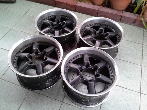 แบรดเลย์ VR 3ชิ้น Japanแท้ ขอบ16*9 ET-15 สภาพสวยๆ 1ชุด