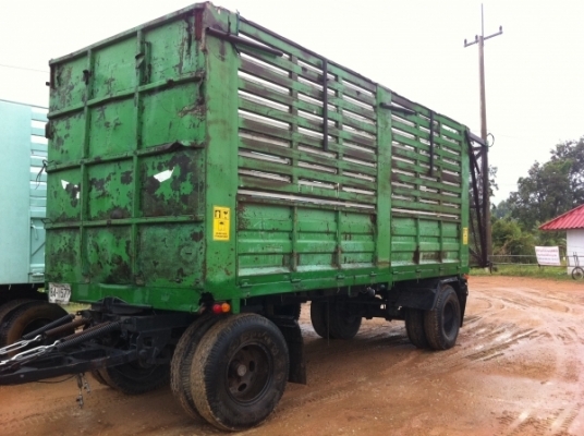 พ่วง ไม่ดั้ม 2 คาน บรรทุกอ้อยกล่อง รุ่น VTP ยางดี 8 เส้น สภาพพร้อมใช้งาน ทะเบียนพร้อมโอน