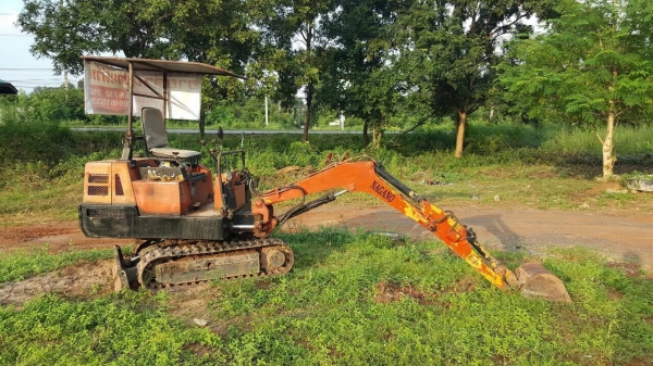 ขายแบคโฮเล็ก NAGANO PC10 สภาพพร้อมใช้งาน เอกสารใบซื้อขาย