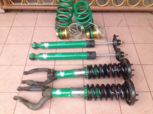 โช้คปรับเกลียว TEIN ใส่ ODYSSEY RA6 ของเก่าญี่ปุ่นเเท้สภาพสวยครบชุด