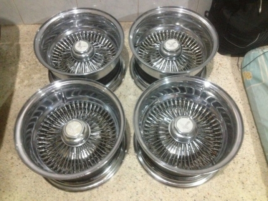 ล้อซี่ลวด อเมกา เเท้ขอบ13กว้าง7นิ้วอ๊อฟลึกสุดใจสภาพสวยมากครับชุดนี้