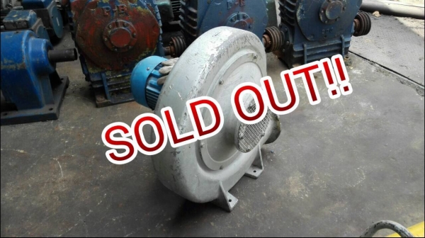 ====== Sold Out!! ====== โบวเวอร์เป่าอากาศเสื้ออลูมิเนียม 5.5 HP. 380V. 2850 RPM.สภาพสวยใหม่!! 089-2499-123 นครปฐม