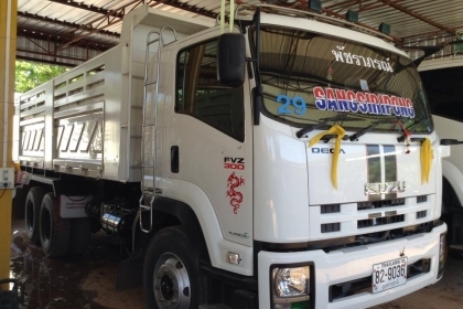 ขาย ISUZU FVZ 300 เเรงม้า ดั้ม 2 เพลา รถปี 56   (เจ้าของขายเอง) ดั้มสามมิตร