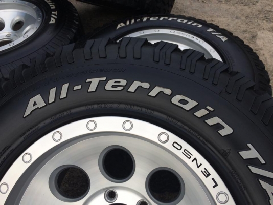 BF Goodrich All-Terrain 265 70 r16 +Wheel Lenso Max1 สวยมาก