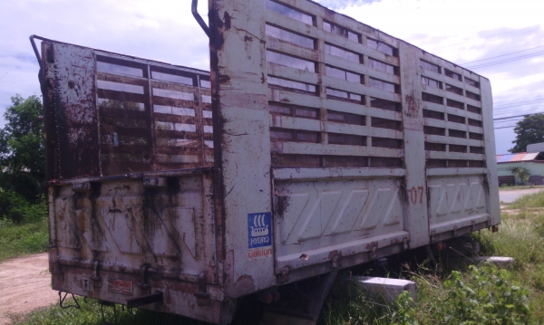 กระบะ 10 ล้อ สามมิตรลอนเฉียง ไม่ดัมพ์ ยาว 6 เมตร