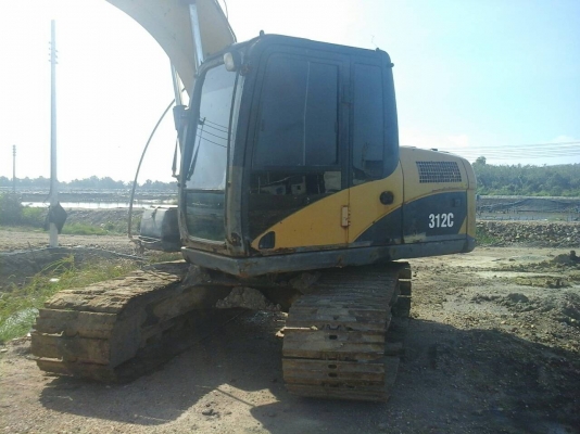 ขายรถแบคโฮ CAT 312C เอกสารเล่มทะเบียน ราคา 900000