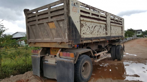 ขายหางพ่วงดัมพ์สามมิตร 2 เพลาปี 2551 ราคา 320000