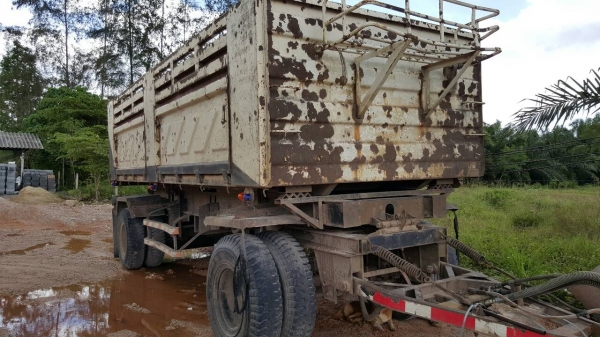 ขายหางพ่วงดัมพ์สามมิตร 2 เพลาปี 2551 ราคา 320000