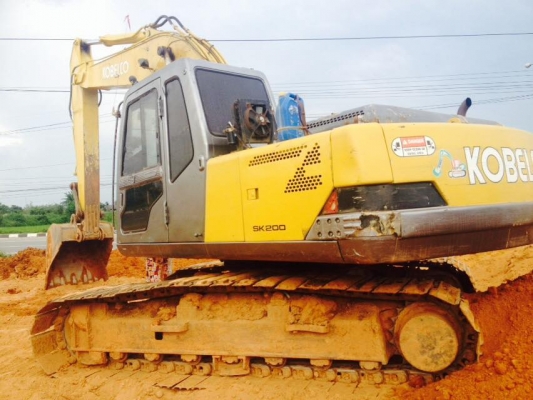 ขายรถ แบคโฮ Kobelco SK200 -3 เก๋งเทา รถสวยเอกสารเล่มทะเบียน